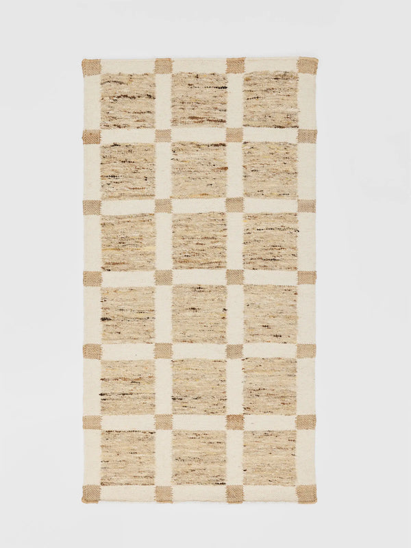 Taupo woll blend rug 80x200