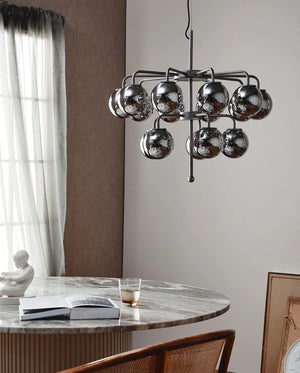 PALMA chandelier metallisk finish