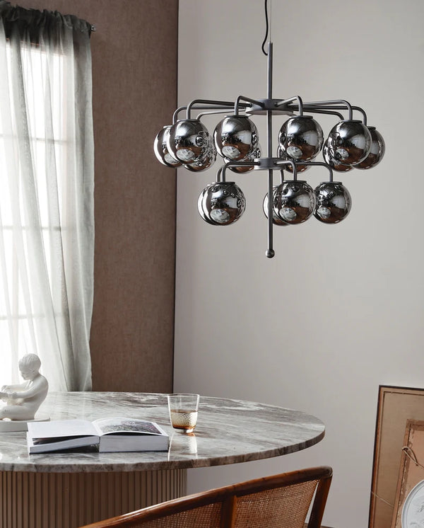 PALMA chandelier metallisk finish