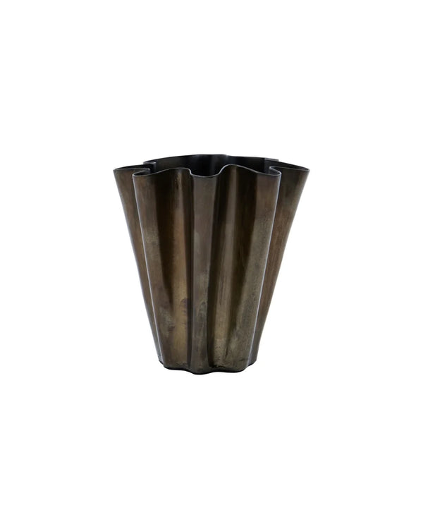 Vase, HDFlood, Antikkbrun