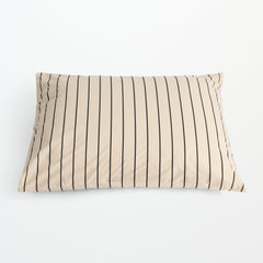 Percale putetrekk - Creme & ink