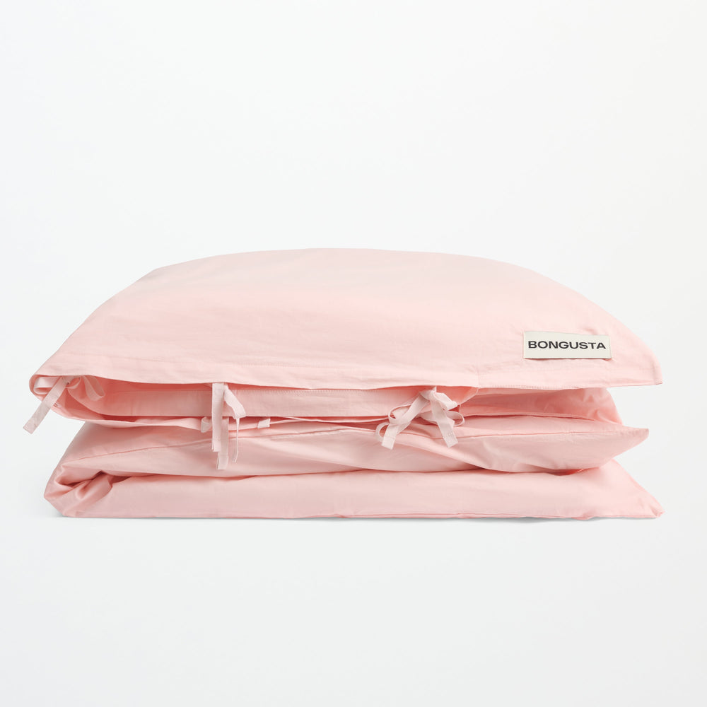 Percale dynetrekk - blush