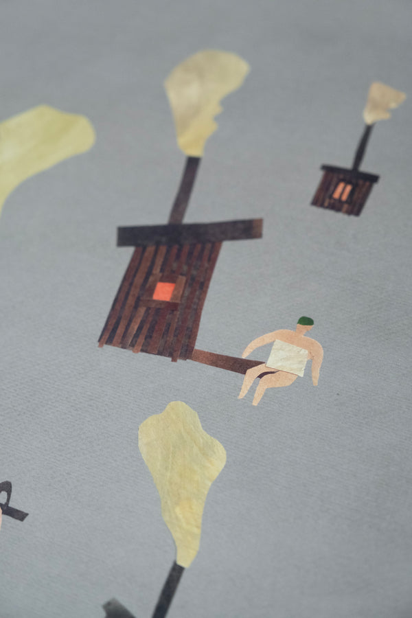 Sauna Poster 50 x 50 cm