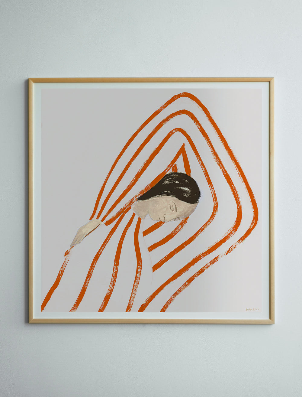 Own Strokes Poster 70 x 70 cm
