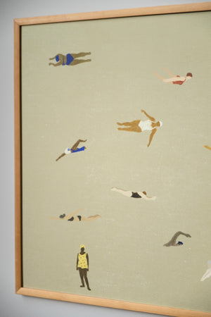 Swimmers Poster Sand