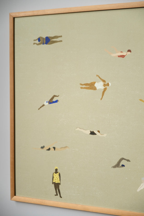 Swimmers Poster Sand