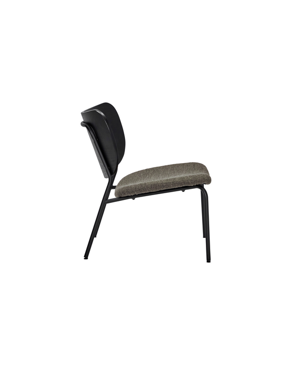 House Doctor Longo svart loungestol
