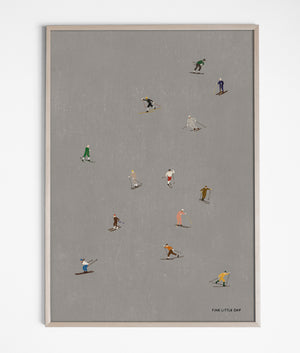 Skiers Poster