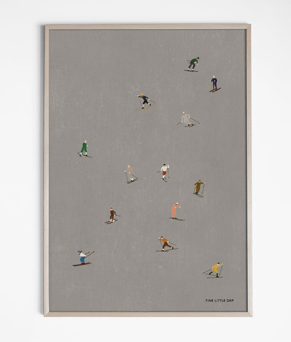 Skiers Poster