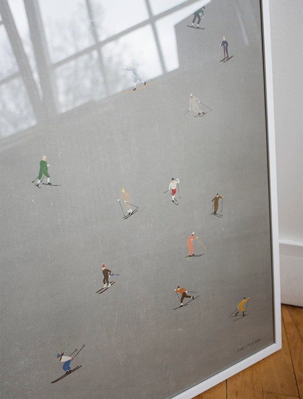 Skiers Poster