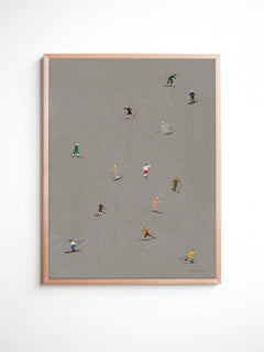 Skiers Poster