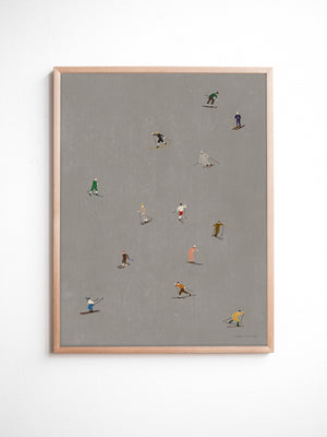 Skiers Poster