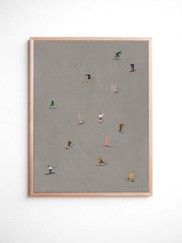 Skiers Poster