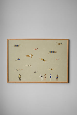 Swimmers Poster Sand