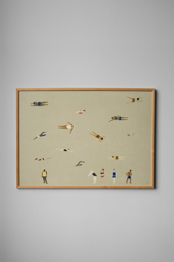 Swimmers Poster Sand