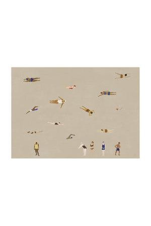 Swimmers Poster Sand