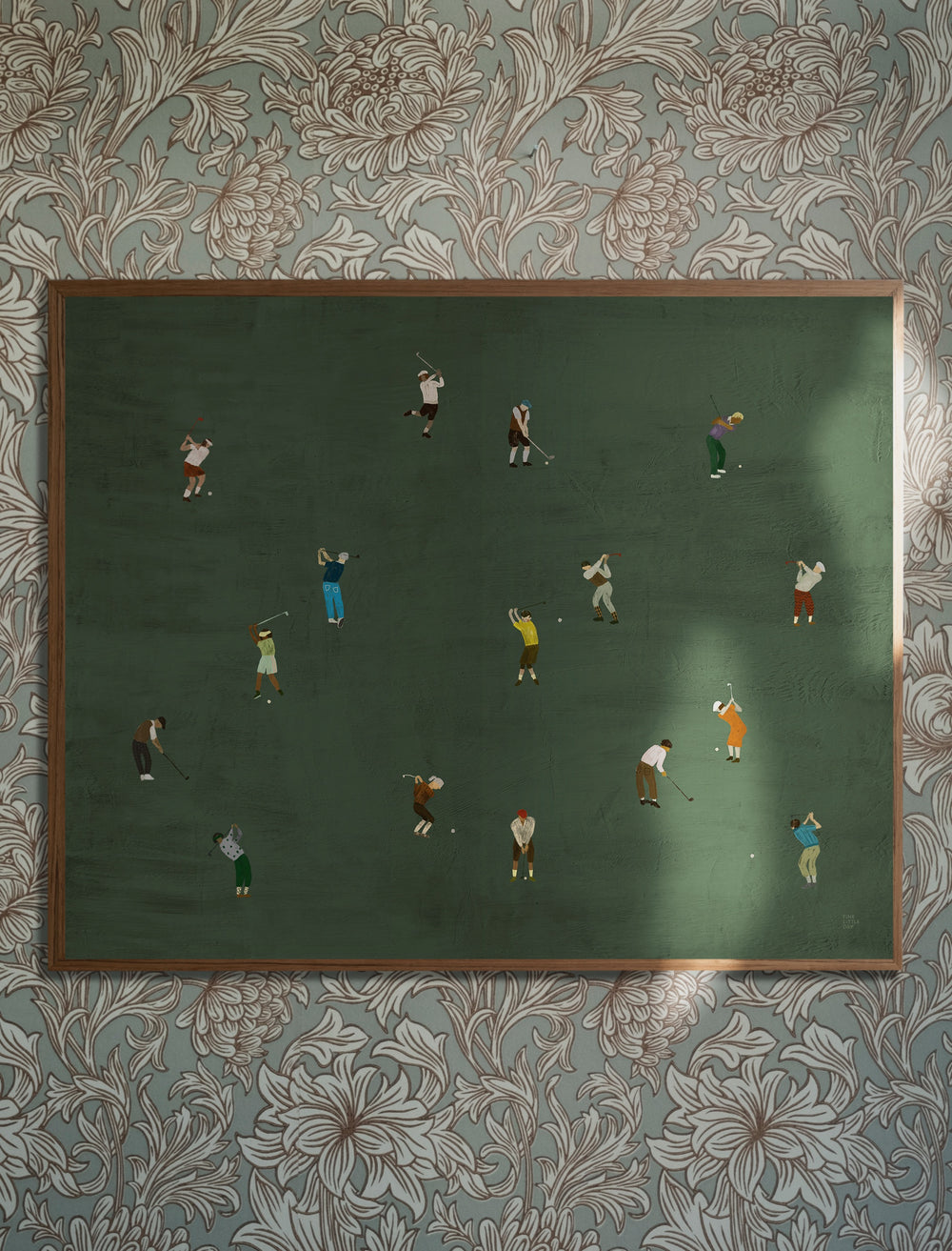 Golfers Poster 50 x 40 cm