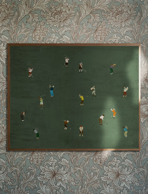 Golfers Poster 50 x 40 cm