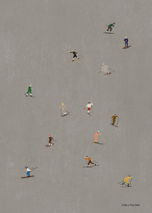 Skiers Poster