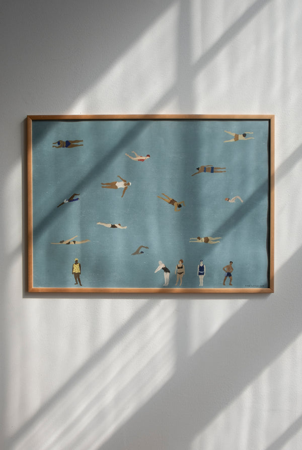 Swimmers Poster Sand