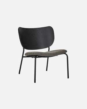 House Doctor Longo svart loungestol