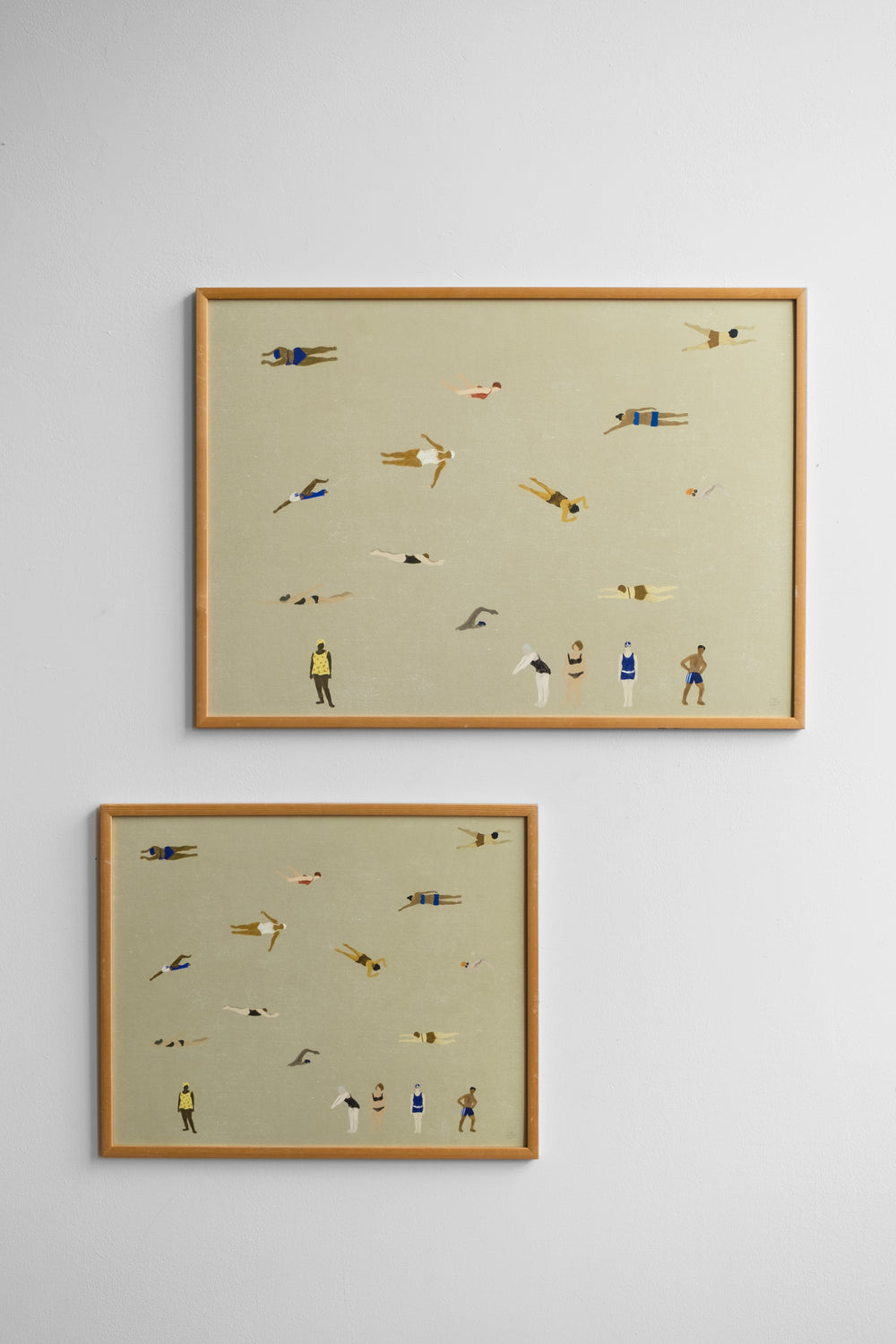Swimmers Poster Sand