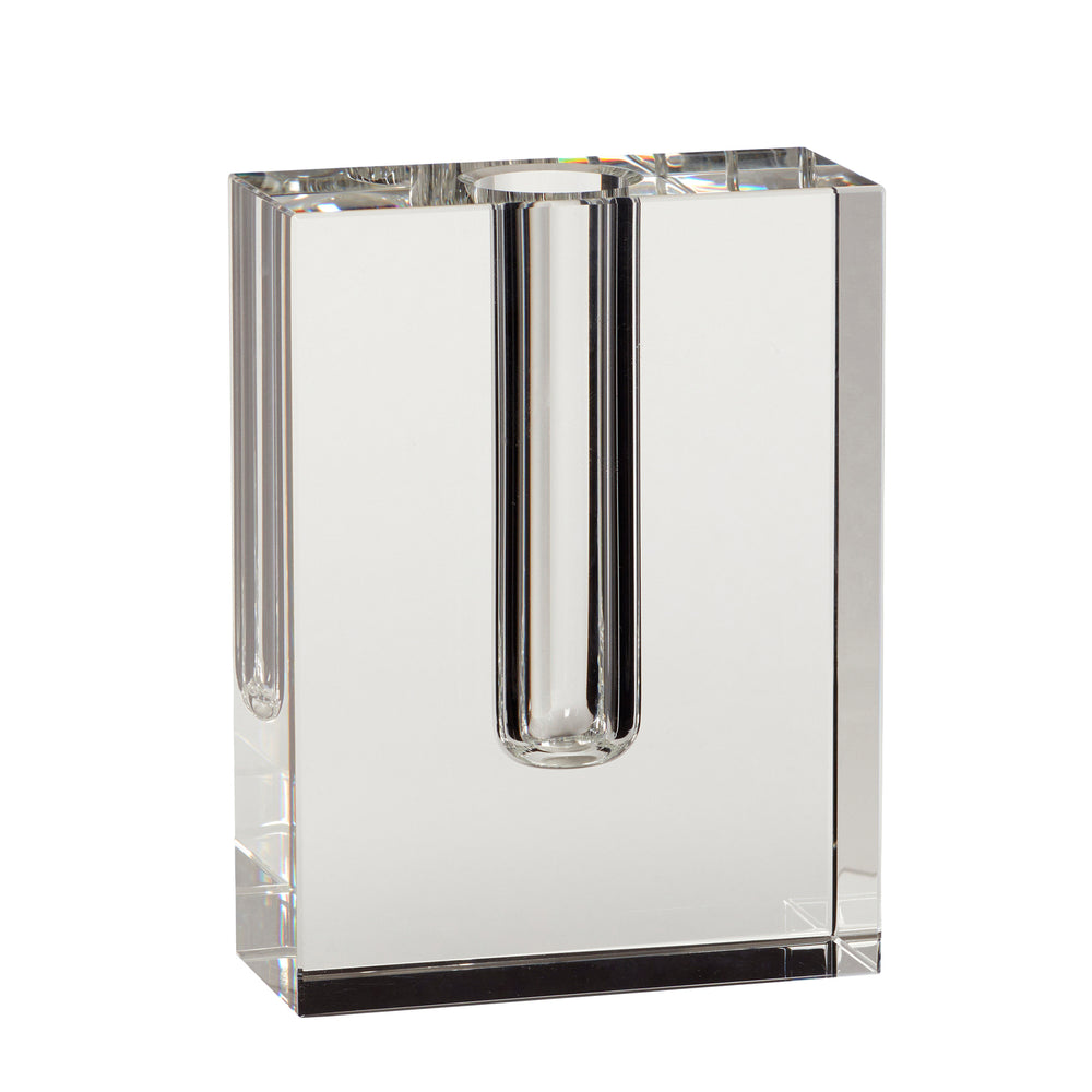 Hübsch Block vase klar
