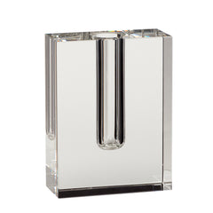 Hübsch Block vase klar
