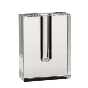 Hübsch Block vase klar