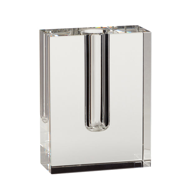 Hübsch Block vase klar