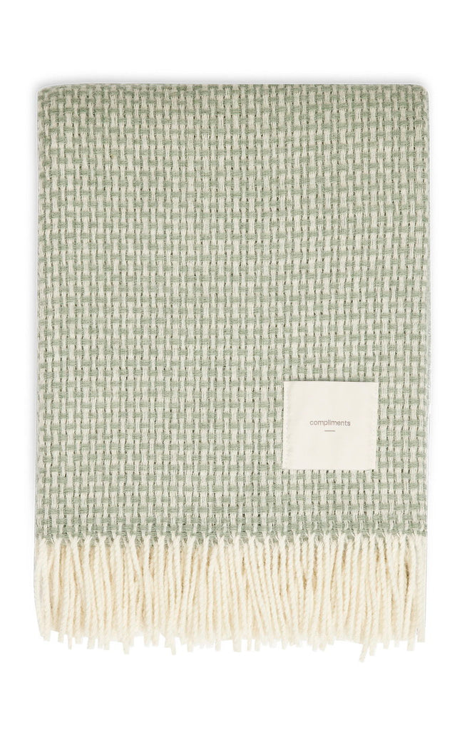 Compliments Nest Plaid 140x200 cm - Green