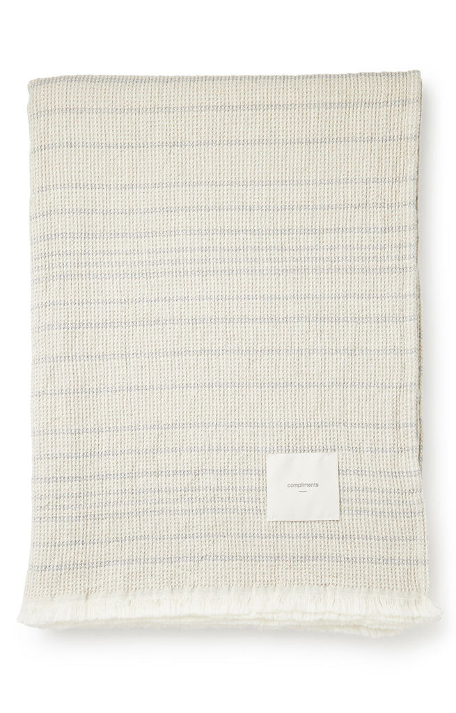 Compliments Cielo Plaid 130x190 cm - Sand/Grey