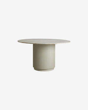 Nordal Erie Spisebord - Ivory Nature Marble