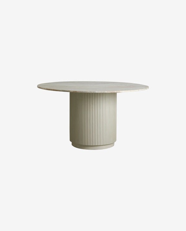 Nordal Erie Spisebord - Ivory Nature Marble