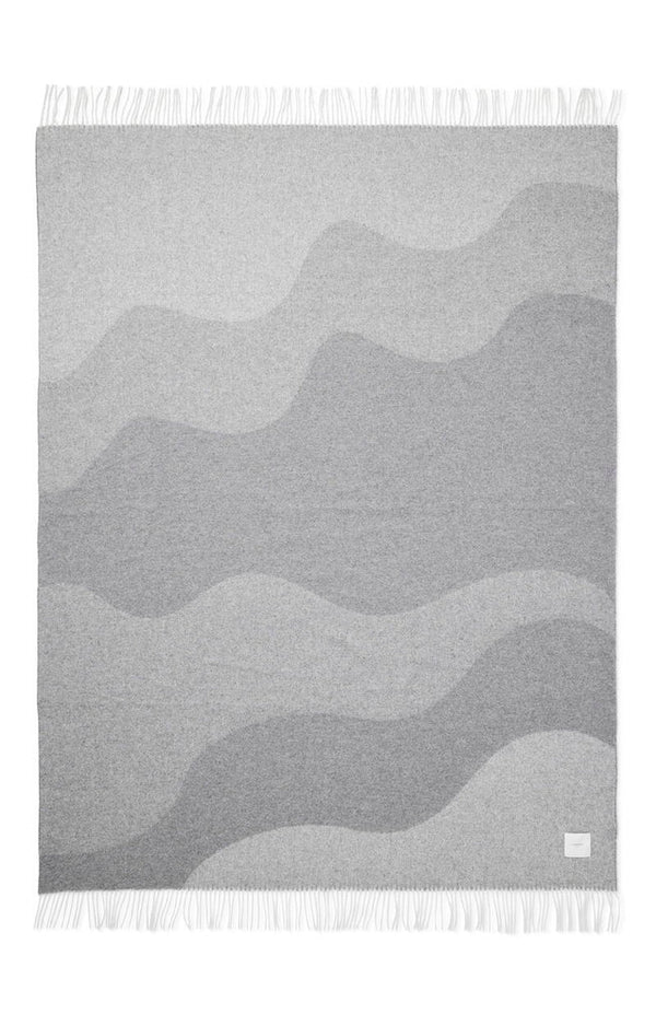 Compliments Waves Plaid 140x200 cm - Grey