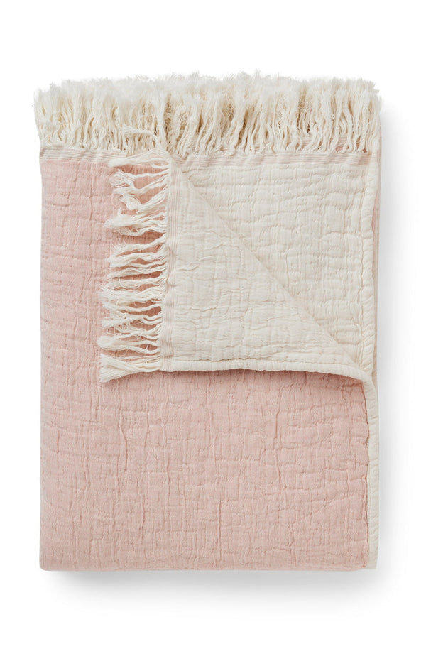 Compliments River Plaid 130x200 cm - Rose/Cream