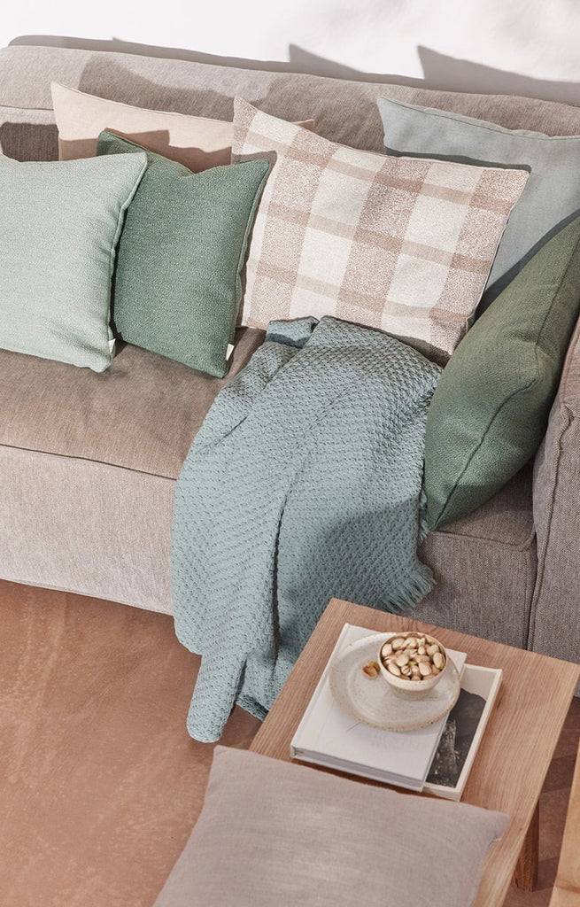 Compliments Heaven Plaid 120x190 cm - Dusty Green