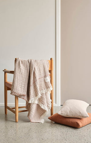 Compliments Loire Plaid 130x180 cm - Sand