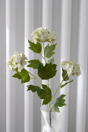 Bloom Objects Artificial Snowball Hydrangea - Off White