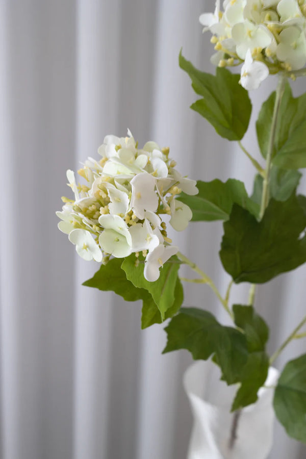 Bloom Objects Artificial Snowball Hydrangea - Off White