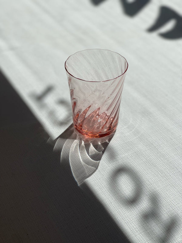 Concave Glass - 2 pk - Rose