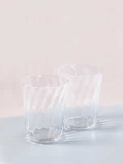 Concave Glass - 2 pk - Clear
