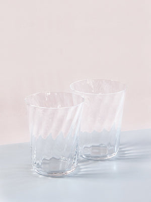 Concave Glass - 2 pk - Clear