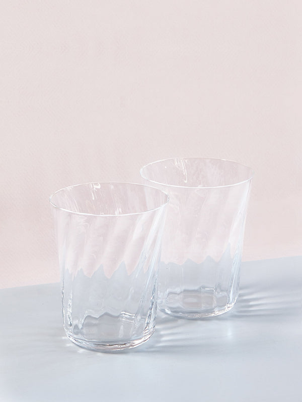 Concave Glass - 2 pk - Clear