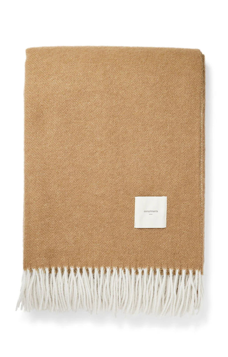 Compliments Duo Plaid 140x200 cm - Camel