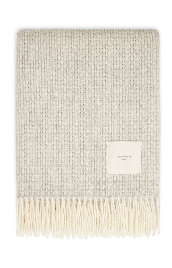 Compliments Nest Plaid 140x200 cm - Grey