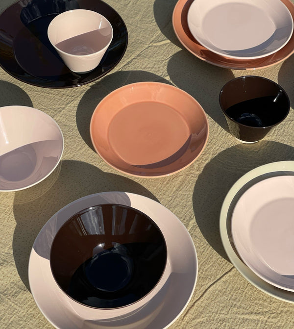 Memphis frokosttallerken - Terracotta