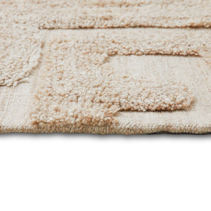 HK Living Tufted rug limestone