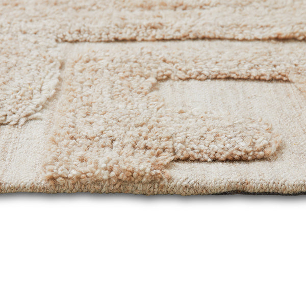 HK Living Tufted rug limestone