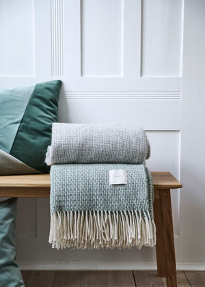 Compliments Nest Plaid 140x200 cm - Green
